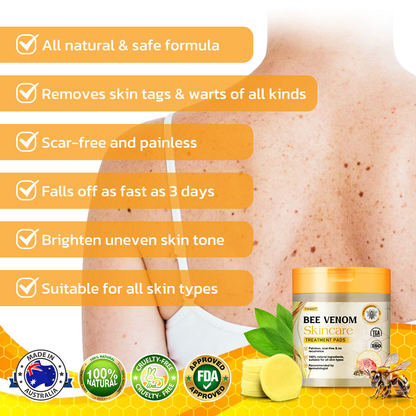 Furzero™ Bee Venom Skincare Treatment Pads (👩🏼⚕️ASCD Recommended)